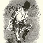William Henry Lane, a free-born black man, as the minstrel character "Master Juba," widely considered the originator of modern tap dancing.